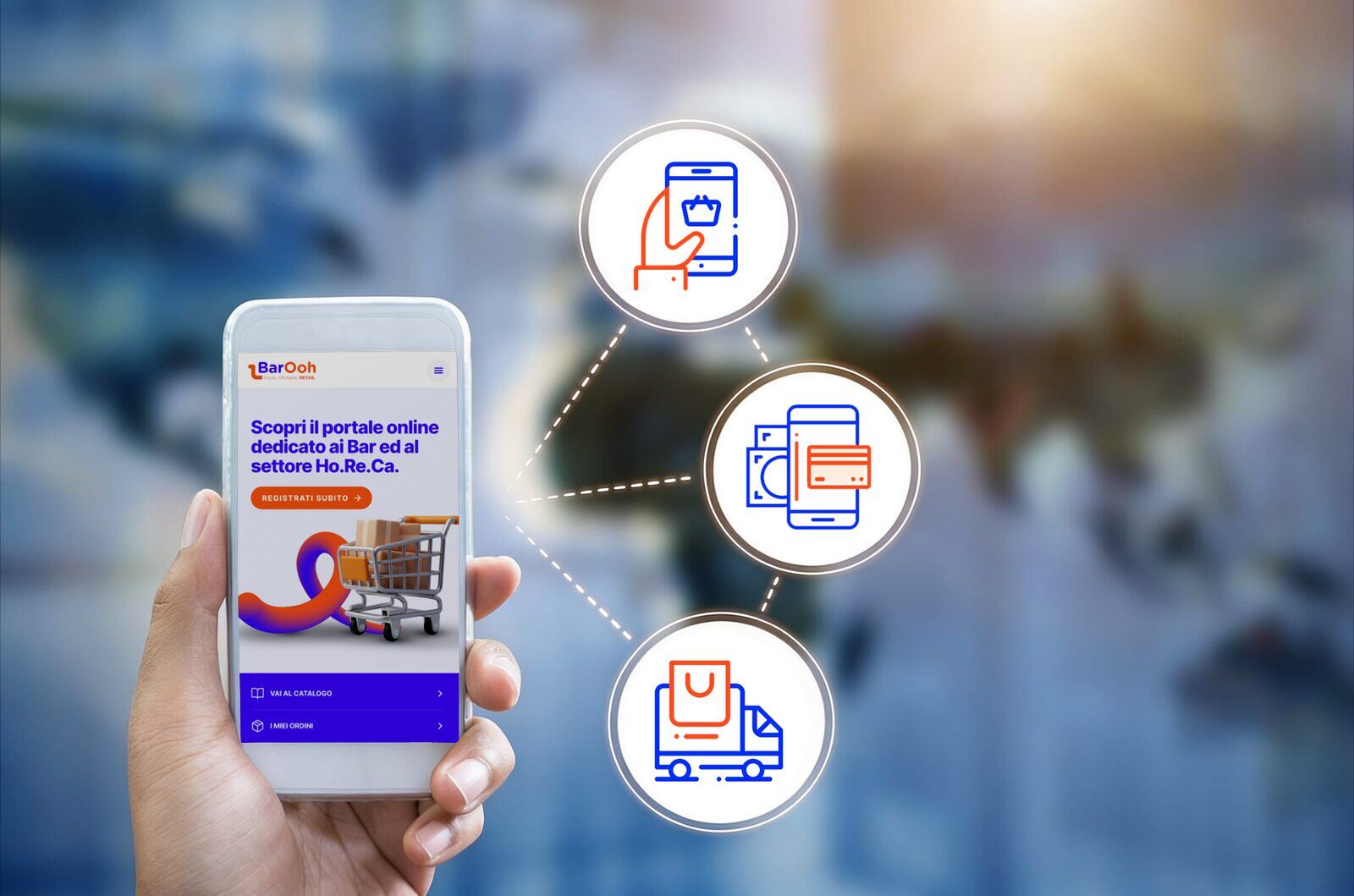 App barOOH su smartphone